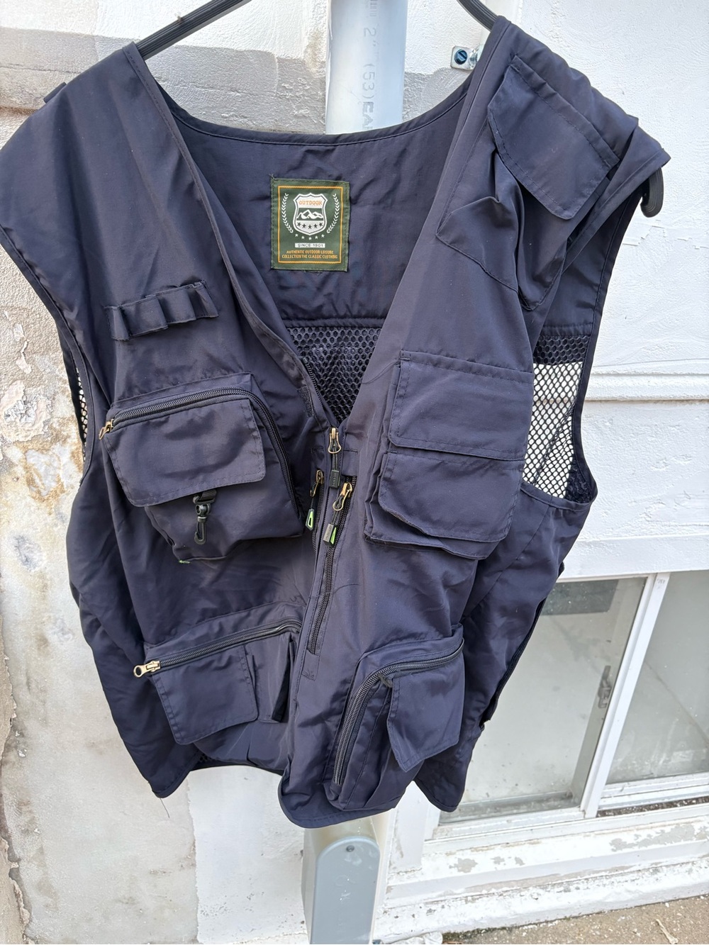 Men's Multi-Pocket Fishing Vest - Navy